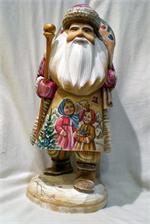 Russian Wooden Santa Claus