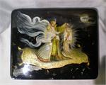 Russian Lacquer Box The Magic Carpet by Frolova from Fedoskino