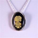 Amber Cameo Pendant/ Broche