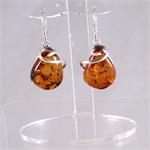 Honey Amber and Silver Earrings 7