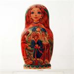 Russian Matryoshka Nesting Doll Swan Princess by Titenko