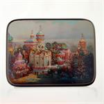 Russian Lacquer Box The Cathedral by Tugarinov From Fedoskino