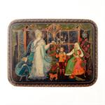 Russian Lacquer Box The Snow Queen by Gurileva from Palekh
