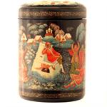 Russian Lacquer Box The Magic Pike from Village of Palekh