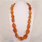 Russian Baltic Amber Honey and Cognac Color Rare Necklace