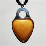 Designer Butterscotch Baltic Amber Pendant with 925 Sterling Silver