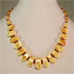 Designer Butterscotch and Honey Amber Necklace from Lithuania