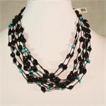 Cherry Amber and Turquoise Necklace from Lithuania