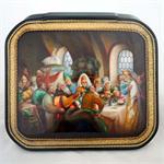 Russian Lacquer Box Boyars Wedding by Bashilova