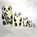 Panda Bear Russian Matryoshka Nesting Doll