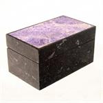Charoite and Obsidian Box