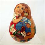 Little Boy Rolly Polly Matryoshka Nesting Doll