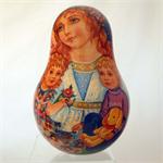 Angel with Children Rolly Polly Matryoshka Nesting Doll
