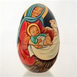 Nativity Wooden Nesting Egg