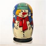 Snowman Matryoshka Nesting Doll from Russia