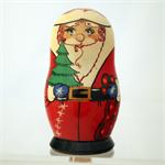 Santa Claus Matryoshka Nesting Doll Made in Russia