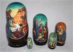 Russian Matryoshka Nesting Doll Nativity by Alexei