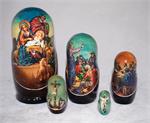 Russian Matryoshka Nesting Doll Nativity by Alexei