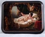 Russian Lacquer Box In the Bedroom by Dokuchayeva from Fedoskino