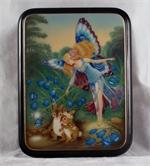 Russian Lacquer Box THe Fairy by Golov from Fedoskino Village