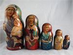 Russian Matryoshka Nesting Doll Victorian Christmas by Vavilova