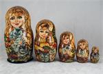 Russian Matryoshka Nesting Doll The First Snow