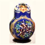 Floral Matryoshka Ten Nest Hand Painted Made in Russia