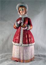 Russian Wooden Snow Maiden by Rindich