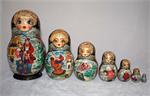 Russian Matryoshka Nesting Doll On a Walk by Vaynarovich 
