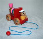Russian Wooden Train Pull Toy