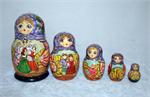 Russian Matryoshka Nesting Doll Round Dancing