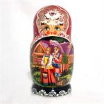 Evening in the Village Russian Matryoshka Nesting Doll