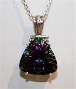 Mystic Topaz Pendant set in Sterling Silver