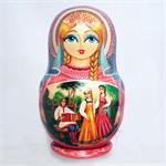 Singing in the Spring Matryoshka Nesting Doll from Sergiev Posad Russia
