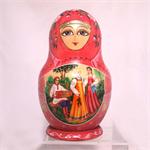 Singing to the Accordion Matryoshka Nesting Doll from Sergiev Posad Russia