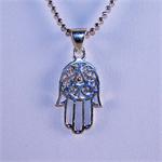 Sterling Silver Hamesh Hand Pendant