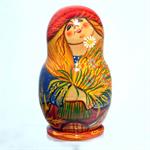 Happy Family Matryoshka Nesting Doll by Domport from Sergiev Posad Russia