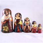 Beautiful Ladies Matryoshka Nesting Doll by Yulia Talman