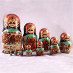 A Russian Winter Matryoshka by Samsonov
