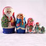 Russian Santa Matryoshka Nesting Doll