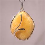 Designer Butterscotch Amber Pendant and 925 Sterling Silver