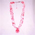 Pink Quartz Designer Necklace