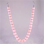 Pink Coral and Sterling Silver Designer Necklace