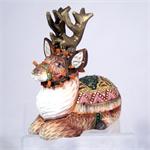 Reindeer Wooden Carving Hand Made in Russia