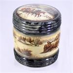 Russian Lacquer Box Winter Troika by Romanov from Fedoskino Village