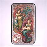 Russian Lacquer Box in Poseidons Garden by Kovalyova S from Kholui Village Russia