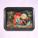 Russian Lacquer Box The Firebird by Shemarov from Palekh Village