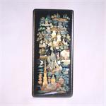 Russian Lacquer Box St. Petersburg by Malikov from Kholui Village