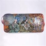 Russian Lacquer Box Knyazev Fall in the Park from Fedsokino Village