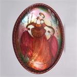 Russian Lacquer Box Dancing Girl by Vesnushka from Fedoskino Village